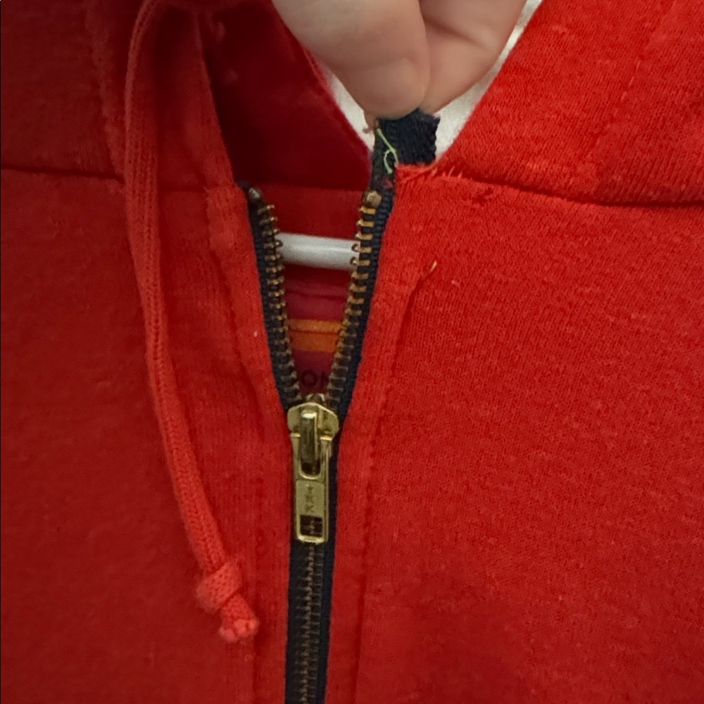 Aviator Nation bright red bolt hoodie full zip jacket large oversized ⚡️ - Picture 4 of 13